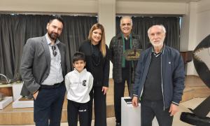 Εγκαίνια έκθεσης γλυπτικής του Νίκου Κούτουλα στην Ιωνική Εστία Θεσσαλονίκης