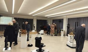 Εγκαίνια έκθεσης γλυπτικής του Νίκου Κούτουλα στην Ιωνική Εστία Θεσσαλονίκης