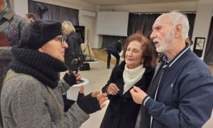 Εγκαίνια έκθεσης γλυπτικής του Νίκου Κούτουλα στην Ιωνική Εστία Θεσσαλονίκης