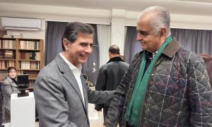 Εγκαίνια έκθεσης γλυπτικής του Νίκου Κούτουλα στην Ιωνική Εστία Θεσσαλονίκης